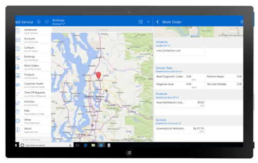 Dynamics Field Service mobile